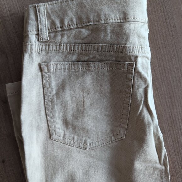Wonder Nation Girls Straight Adjustable Waist Beige Jeans Size 10 Plus - Picture 5 of 5